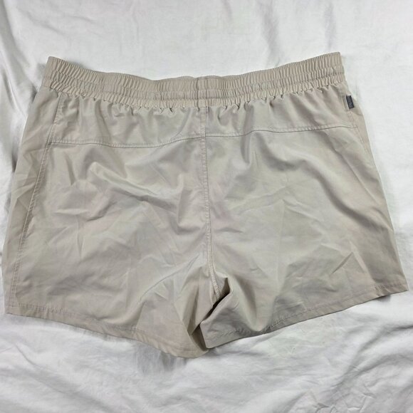 Pacific Trail Mens 2XL Beige Shorts Lightweight Elastic Waist Drawstring Hiking - Picture 2 of 9